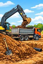 Gratis aanvulgrond incl. Levering, Enlèvement, Sable pour remblai