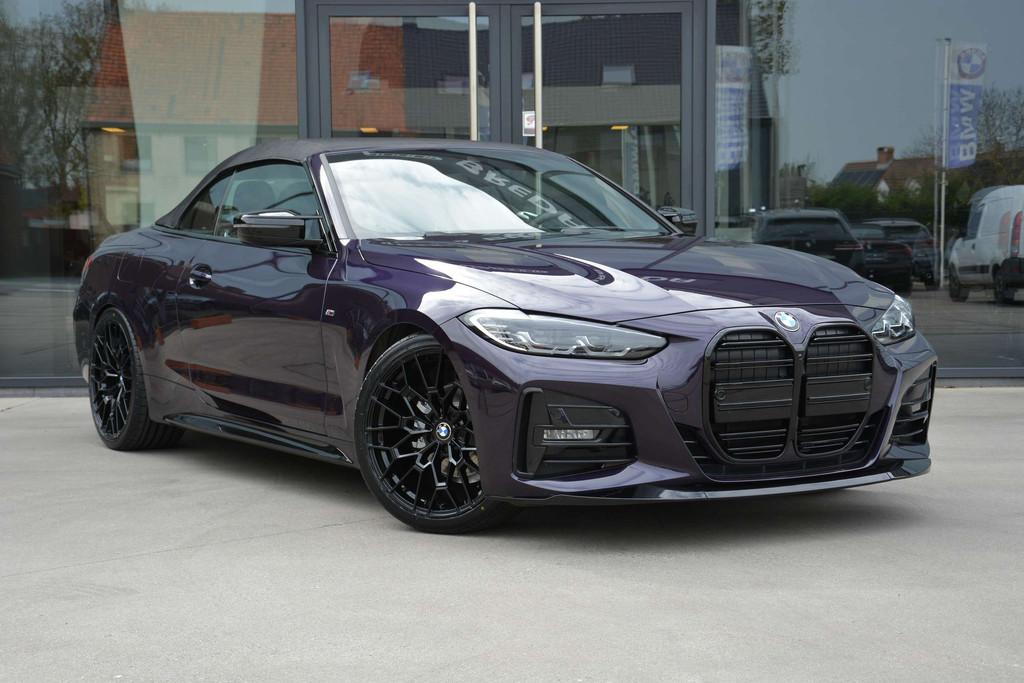 BMW 4 Serie 420 i cabrio M-Performance/Venetian Violet Speci, Auto's, Automaat, Achterwielaandrijving, Gebruikt, Cabriolet