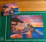 Clementoni puzzel Cinque Terre Manarola - 1000st, Ophalen of Verzenden, 500 t/m 1500 stukjes, Zo goed als nieuw, Legpuzzel