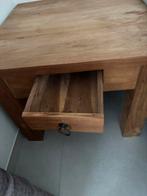 Teak tafeltje, Ophalen