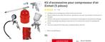 Einhell Air Compressor Accessories Kit, Enlèvement, Comme neuf