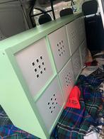 Mooie kast met 8witte bakken 60euro, Ophalen