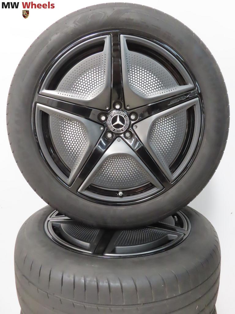 Mercedes EQS SUV X296 AMG 21 inch velgen met zomerbanden, Auto-onderdelen, Banden en Velgen, Banden en Velgen, Zomerbanden, 21 inch