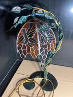 Antieken tafellamp lood, Antiek en Kunst, Ophalen, Glas