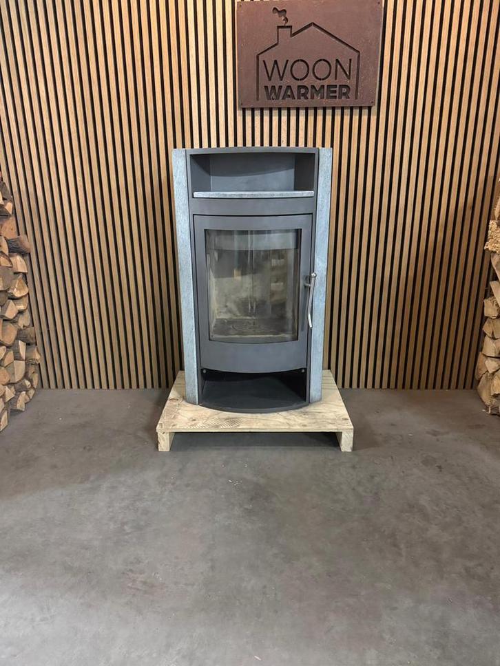 25183 Poêle en stéatite Trauco 8kw, Maison & Meubles, Poêles, Utilisé, Autoportant, Poêle à bois, Bois, Enlèvement