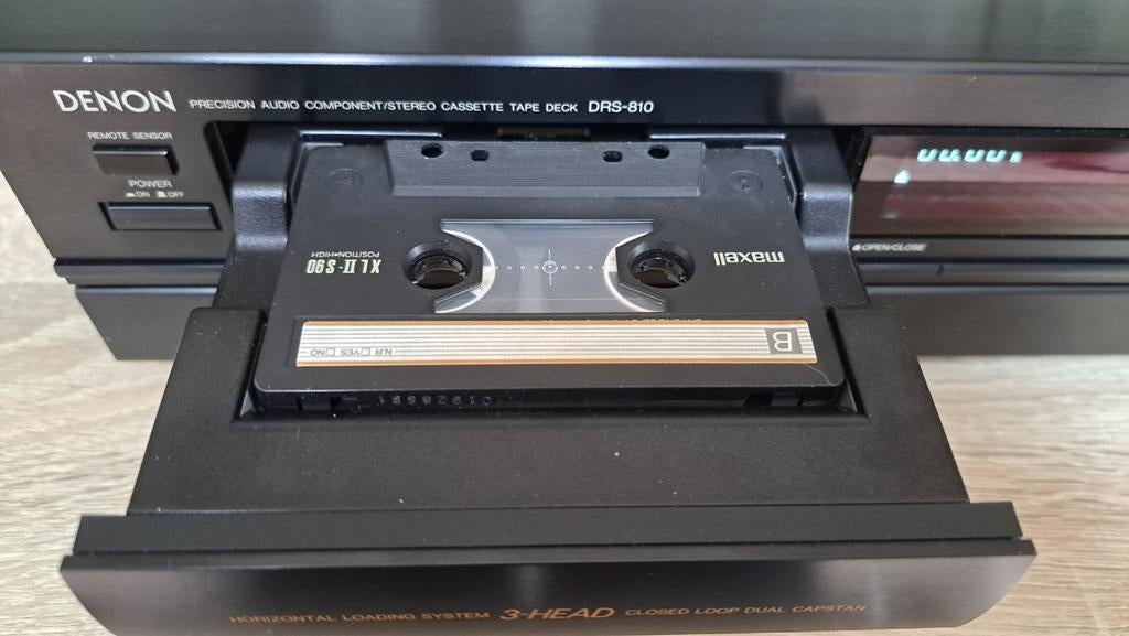 Denon drs-810 3kops, TV, Hi-fi & Vidéo, Decks cassettes, Denon, Enlèvement
