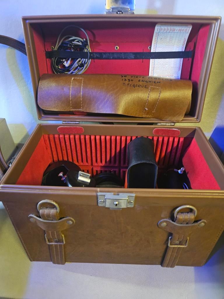 Koffer met lenzen en accessoires voor Canon, Ophalen