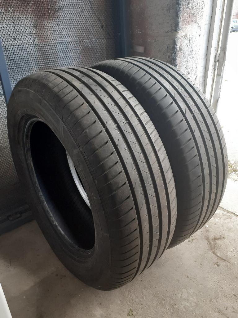 2 PNEUS ETE 225/60/17 99V, Véhicule de tourisme, Pneus été, Enlèvement, Utilisé