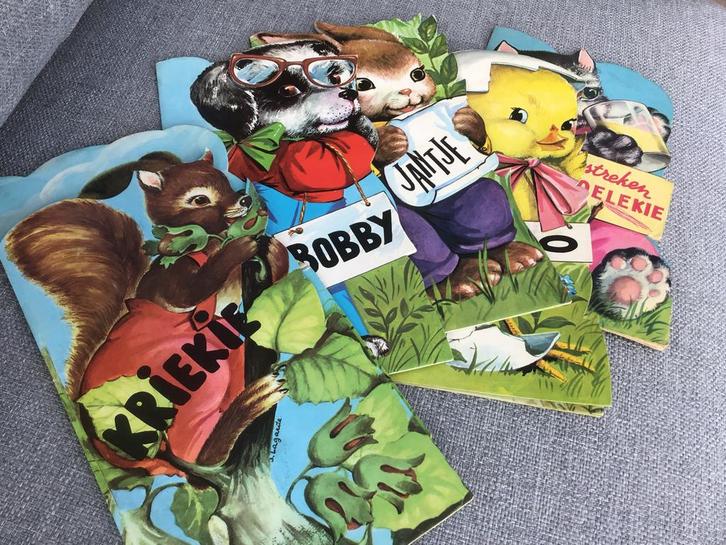 Kinderboekjes jaren ‘70 Collectie ‘Silhouette’, Antiek en Kunst, Antiek | Speelgoed, Ophalen of Verzenden