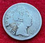 Très Rare - Pièce en Argent de 2 Lires 1837 Ducca Di Lucca, Enlèvement ou Envoi, Argent