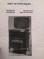 Poêle à bois/charbon SAEY 94, Enlèvement, Utilisé, Bois, Autoportant