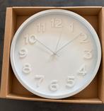 Mooie witte wandklok, Ophalen, Nieuw, Wandklok