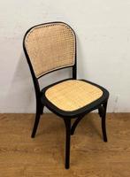 21 bistro horeca cafe trendy webbing thonet lot stoelen ZGAN, Enlèvement ou Envoi, Noir, Bois