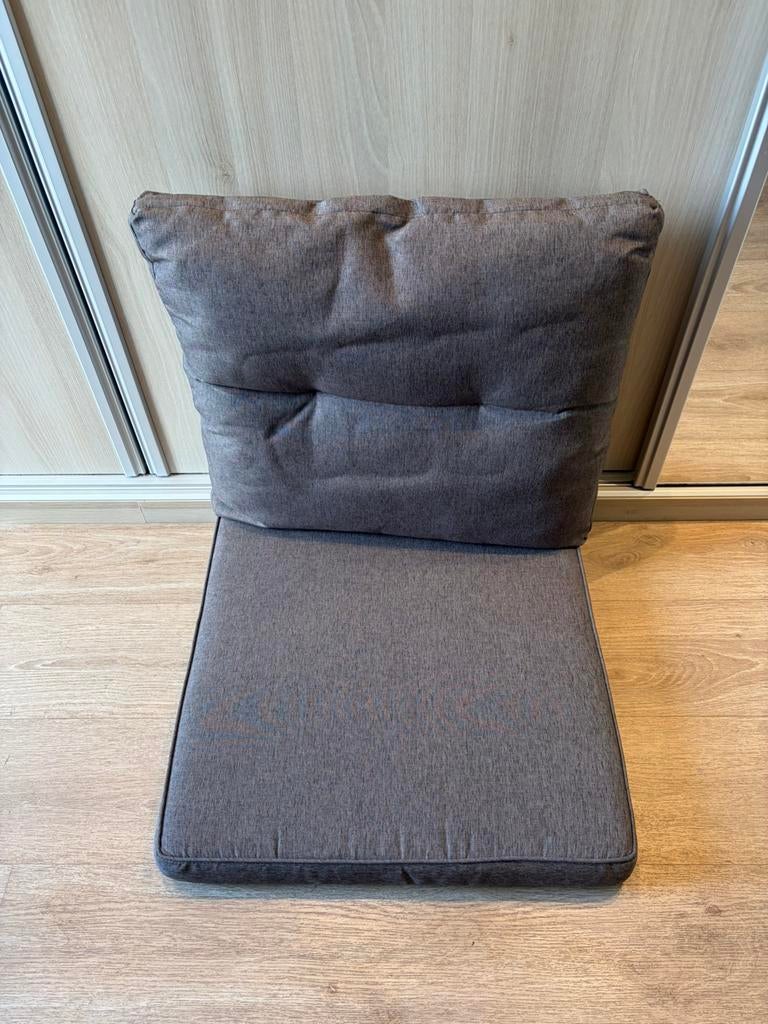 12st grijze terras kussens, Tuin en Terras, Ophalen, Zo goed als nieuw