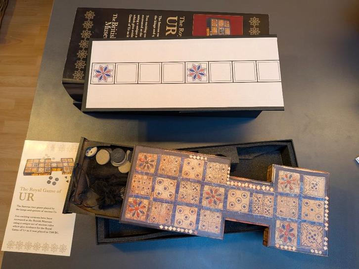Royal Game of UR (replica British Museum), Hobby & Loisirs créatifs, Jeux de société | Jeux de plateau, Comme neuf, 1 ou 2 joueurs
