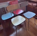 4 vintage keukenstoelen, Huis en Inrichting, Stoelen, Ophalen, Gebruikt