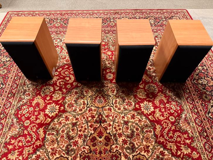 KEF Cresta luidsprekers – 4 stuks – hifi kwaliteit, Audio, Tv en Foto, Luidsprekerboxen, Zo goed als nieuw, Front, Rear of Stereo speakers