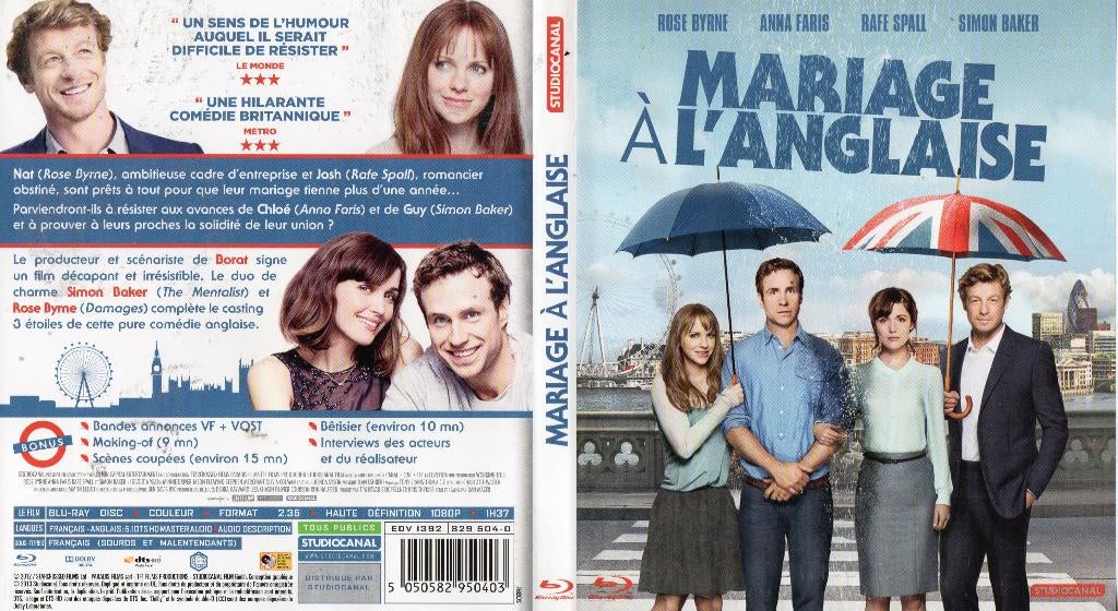 mariage a l’anglaise (i give it a year) (blu-ray) neuf, CD & DVD, Blu-ray, Enlèvement ou Envoi, Comme neuf, Autres genres