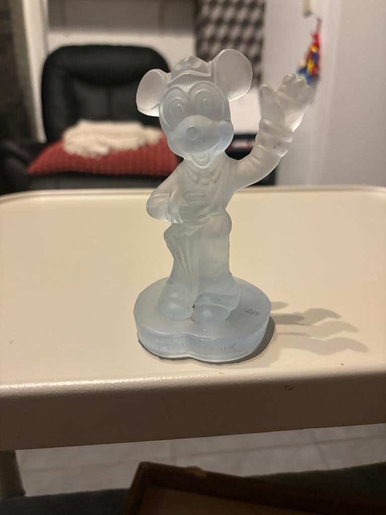 Statue de verre mickey, Enlèvement, Comme neuf