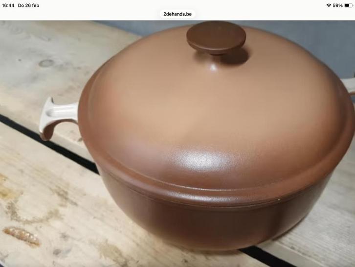 Le Creuset kookpot, Maison & Meubles, Cuisine | Casseroles & Poêles, Comme neuf, Autres types, Fonte, Enlèvement ou Envoi