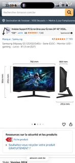 Samsung g5 32p, Informatique & Logiciels, Moniteurs, Gaming, 1 à 2 ms, 151 à 200 Hz, Comme neuf