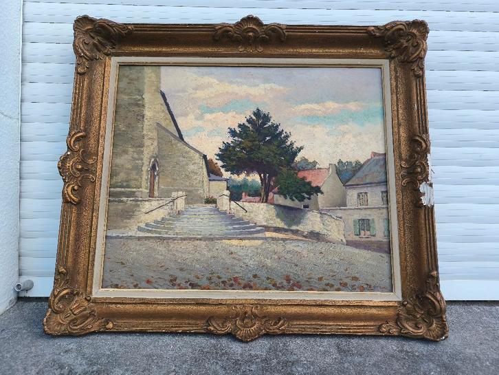 Huile sur panneau signe j h roose, Antiquités & Art, Art | Peinture | Classique, Enlèvement ou Envoi