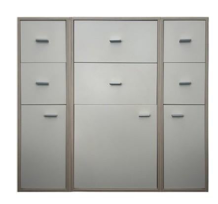 badkamer kast beige (ook spiegel en lavabo verkrijgbaar), Huis en Inrichting, Badkamer | Badkamermeubels, Zo goed als nieuw, (Half)hoge kast