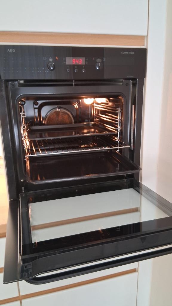 AEG inbouwoven, Ophalen, Minder dan 45 cm, Gebruikt, Minder dan 45 cm