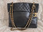Sac CHANEL vintage cuir noir, Bijoux, Sacs & Beauté, Enlèvement ou Envoi, Comme neuf, Noir