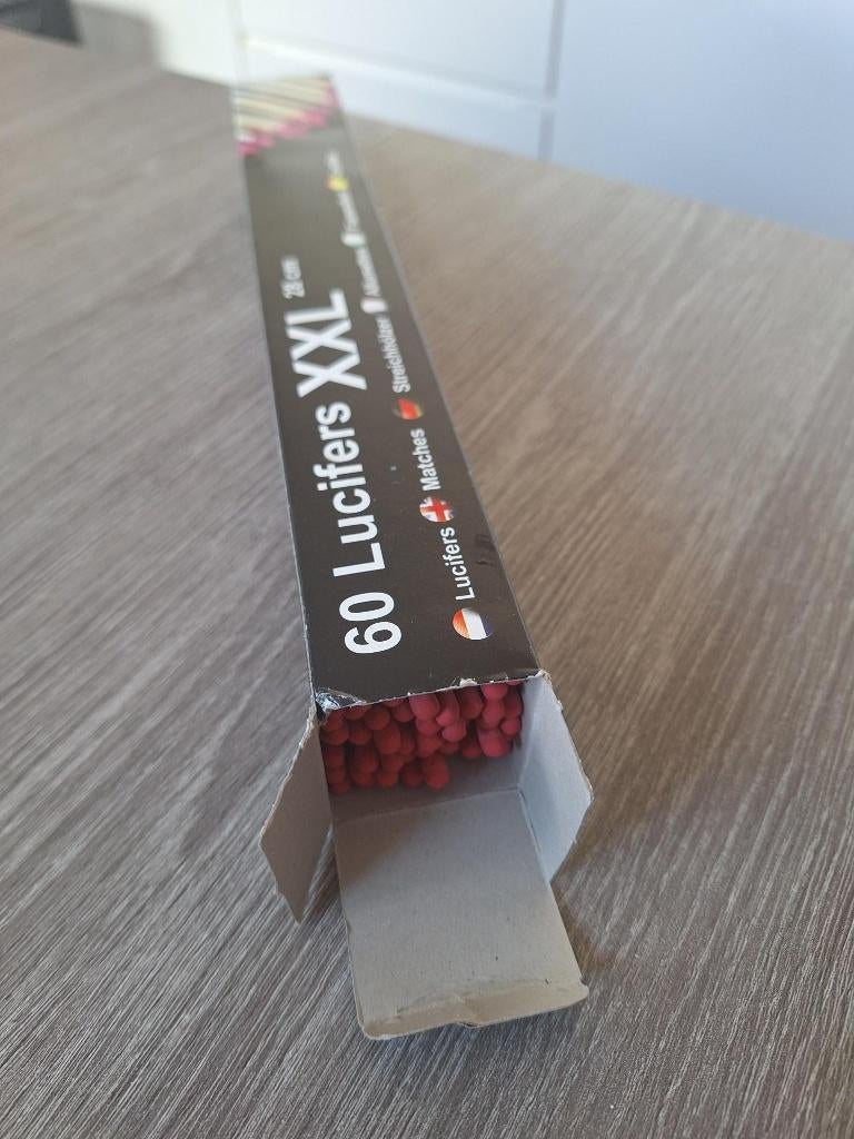 Lucifers XXL 28 cm, Verzamelen, Ophalen, Nieuw