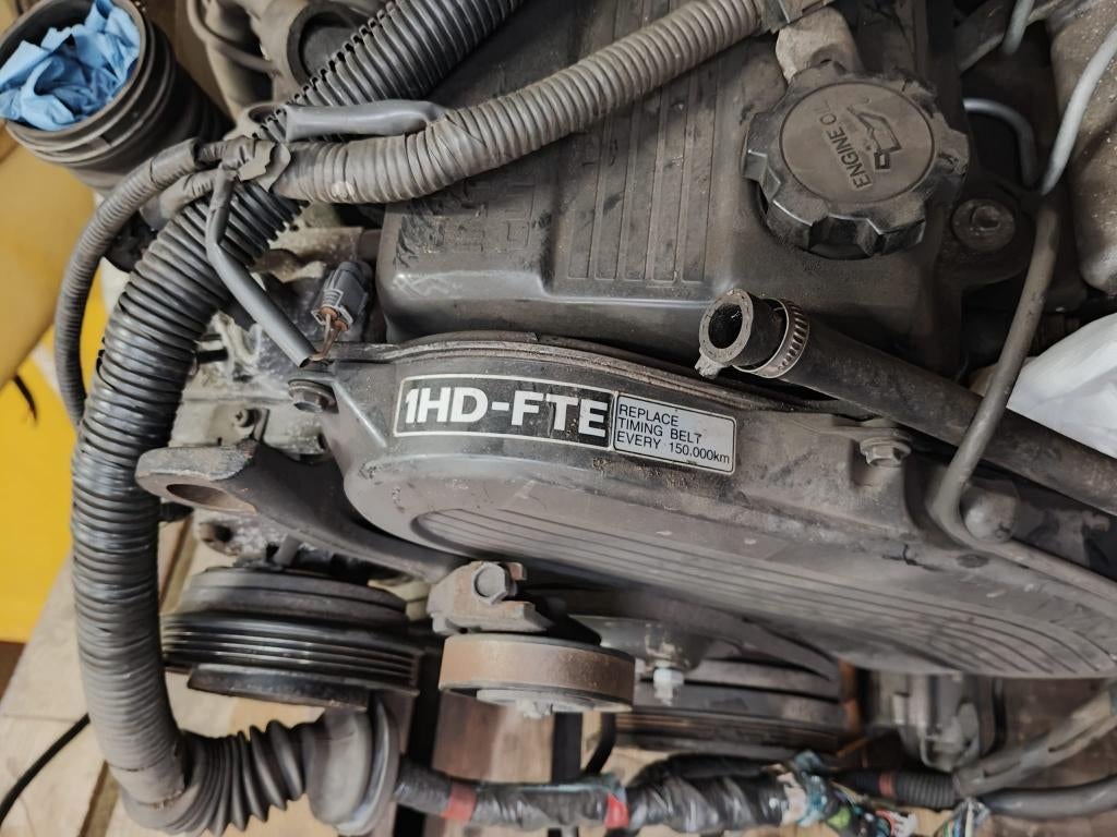 1HDFTE motor Toyota Landcruiser HDJ100, Ophalen, Gebruikt, Toyota