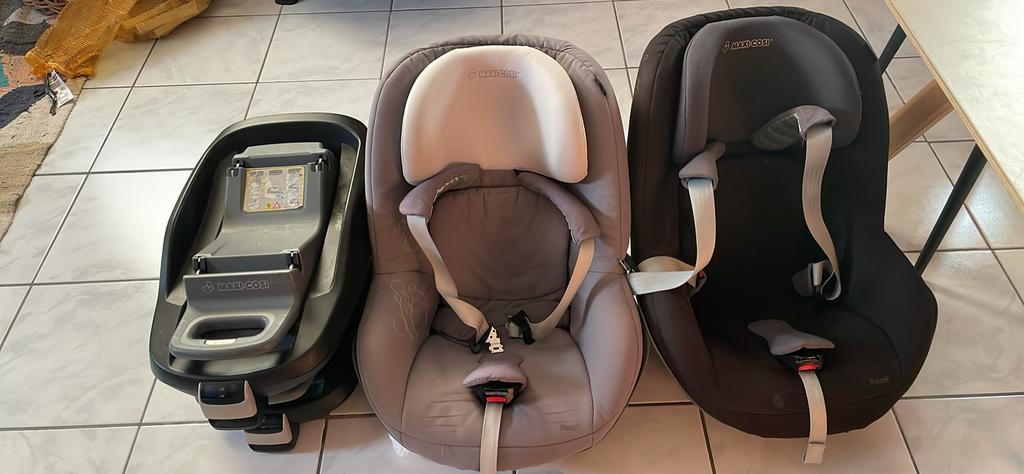 Siège auto enfant + base (2 kits) maxi cosi, Enlèvement, Utilisé, Maxi-Cosi, Isofix