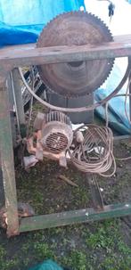 hout tafel zaagmachine 380v, Doe-het-zelf en Bouw, Gereedschap | Zaagmachines, Ophalen, Gebruikt, Cirkelzaag, 600 tot 1200 watt