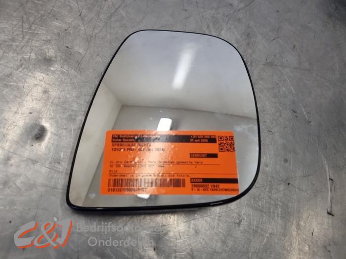 Spiegelglas rechts van een Toyota Pro-Ace, Gebruikt, -, -, Ophalen of Verzenden