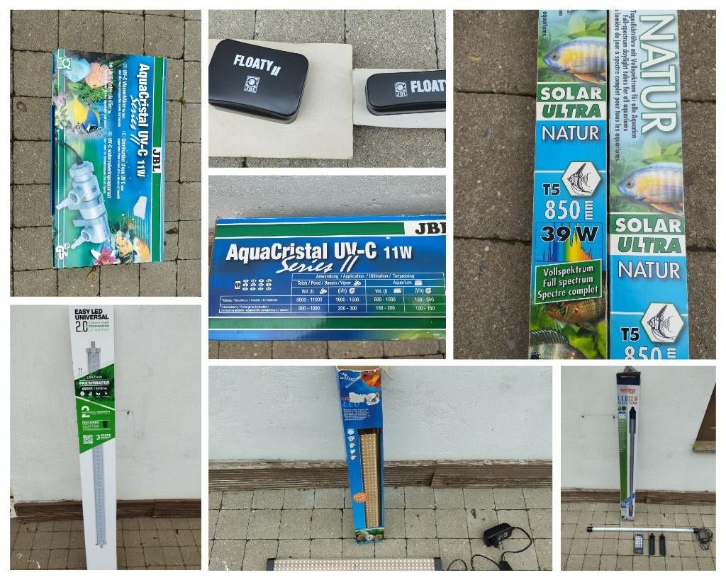 Lot matériels pour aquarium (JBL, Amtra, Juwel, Tecatlantis), Comme neuf, Enlèvement, Éclairage ou Chauffage, Chauffage