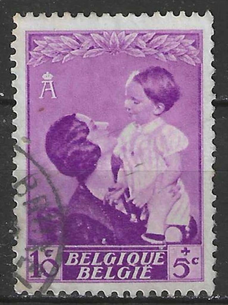 Belgie 1937 - Yvert/OBP 447 - Astrid en Boudewijn (ST), Postzegels en Munten, Postzegels | Europa | België, Gestempeld, Koninklijk huis