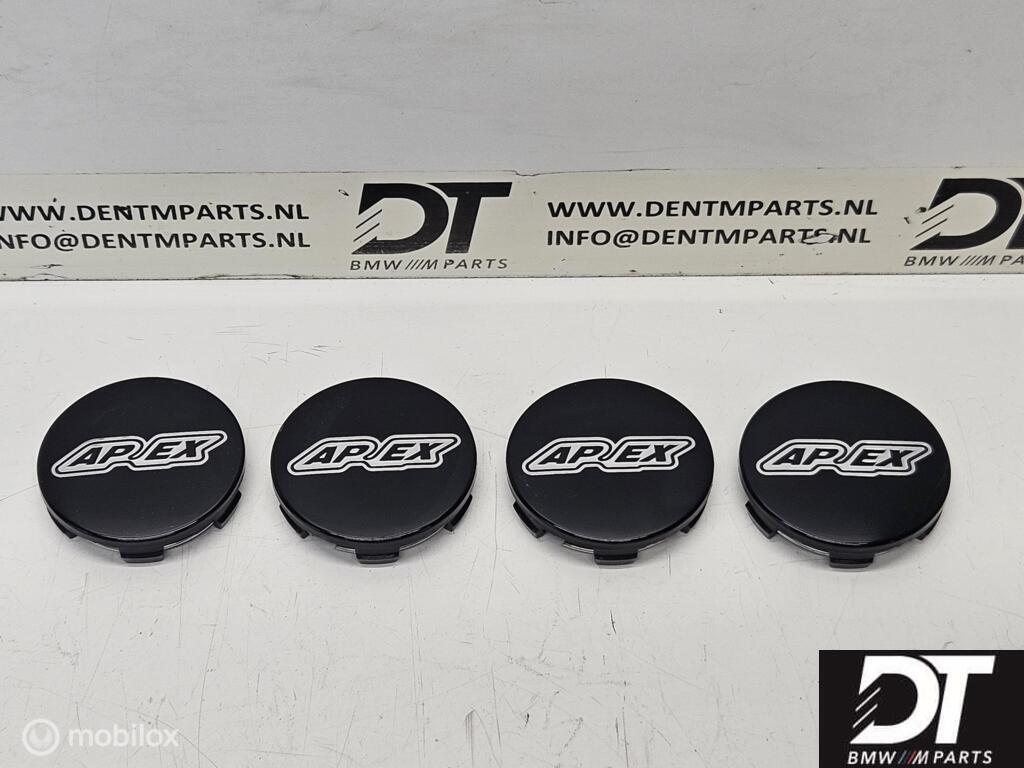 Set naafkappen 4x Apex Wheels, Auto diversen, Wieldoppen, Gebruikt, Ophalen of Verzenden