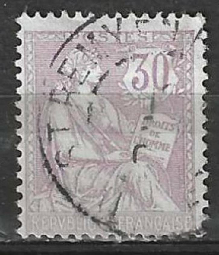 Frankrijk 1902 - Yvert 128 - Type Mouchon - Retouche  (ST), Postzegels en Munten, Postzegels | Europa | Frankrijk, Gestempeld