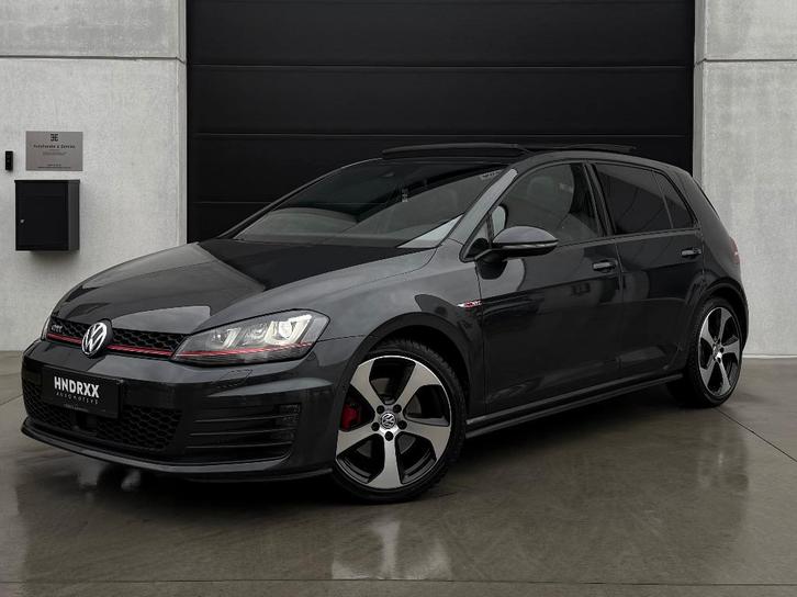 VW Golf GTI DSG - Pano - ACC - Leder - CarPlay - GARANTIE, Autos, Volkswagen, Entreprise, Golf, ABS, Caméra de recul, Phares directionnels