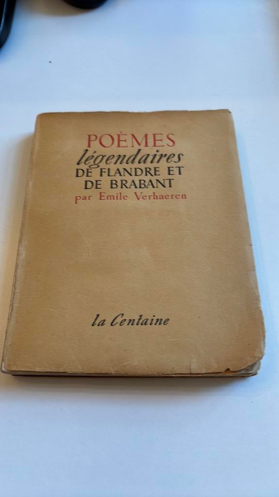 Verhaeren - Poèmes numérotés, Antiek en Kunst, Antiek | Boeken en Manuscripten, Ophalen of Verzenden