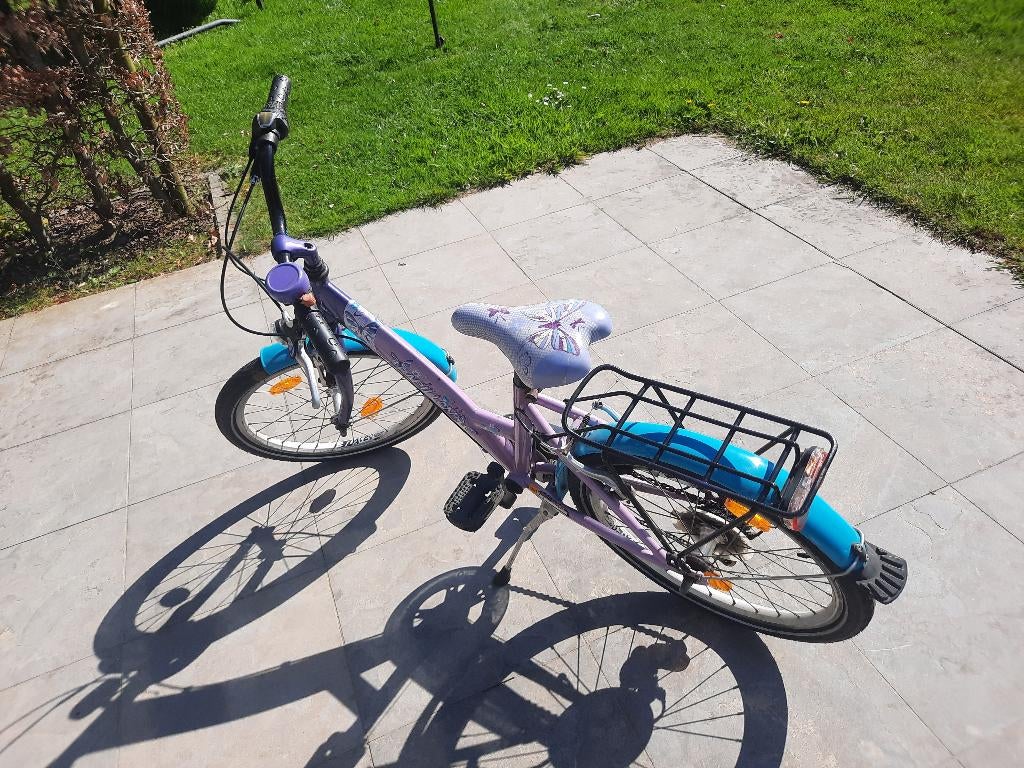 Meisjesfiets 20 inch, Vélos & Vélomoteurs, Vélos | Filles, Vitesses, Frein sur jante, Utilisé, 20 pouces