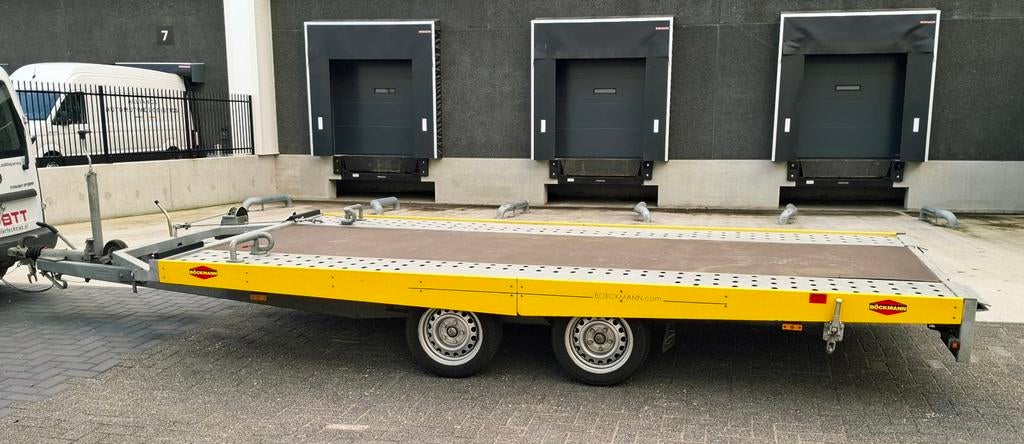 Böckmann ATP 2700KG Autotransporter Autoambulance remorque, Ophalen of Verzenden, Zo goed als nieuw