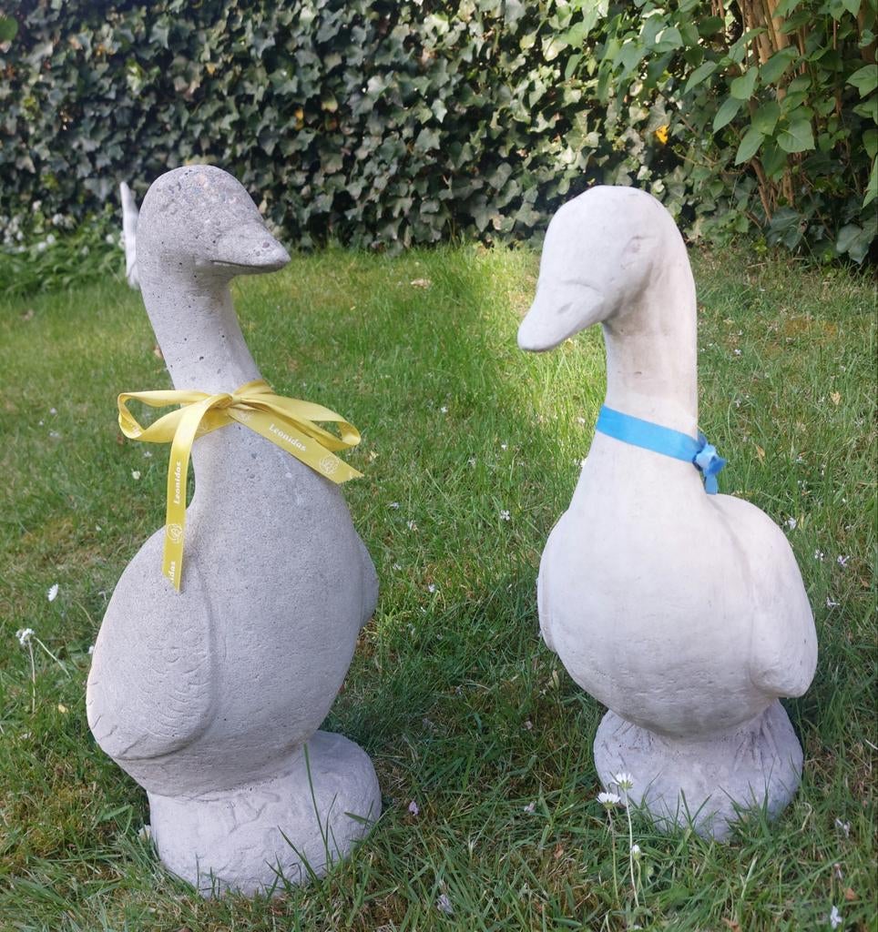 2 oies en béton, Jardin & Terrasse, Enlèvement