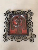 Statue religieuse - Carreau en terre cuite - Joseph - Jésus, Enlèvement ou Envoi