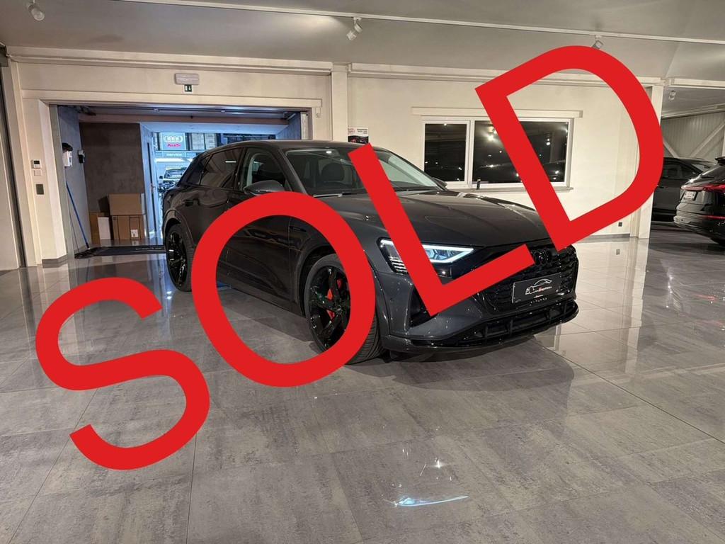 Audi Q8 e-tron SOLD BIJ GARAGE VRIENS YVES BV! (bj 2024), Auto's, Automaat, Gebruikt, Zwart, 340 pk