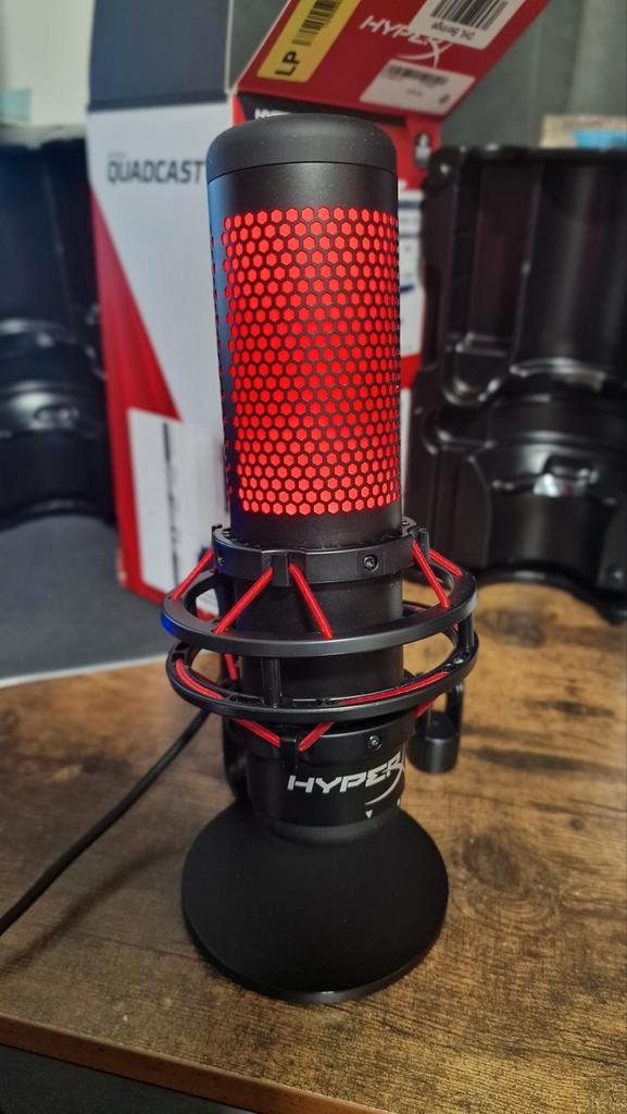 Microphone HyperX, Musique & Instruments, Microphones, Comme neuf, Micro studio, Enlèvement ou Envoi