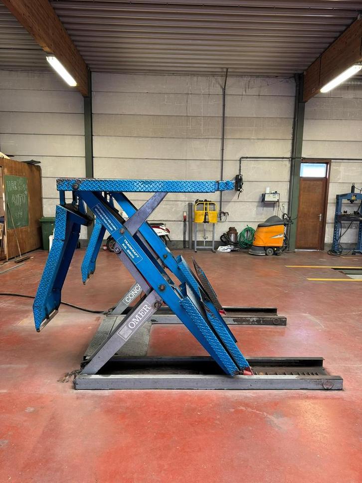 OMER Concord 25 — 2500 kg ingebouwde schaarlift, Auto diversen, Autostaanplaatsen en Garages