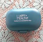 Nieuw | Reispillendoos- Medicijnbakje met 4 vakjes, Ophalen, Nieuw, Blauw