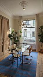 Glazen eettafel, Huis en Inrichting, Tafels | Eettafels, Ophalen, 50 tot 100 cm, Vijf personen of meer, 150 tot 200 cm