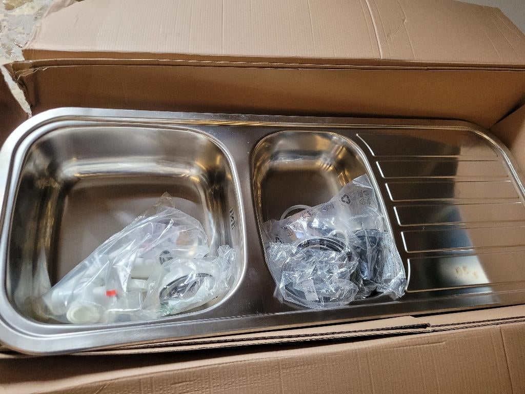 Evier cuisine 119x48 NEUF REGINOX, Maison & Meubles, Cuisine | Éléments de cuisine, Enlèvement, Neuf